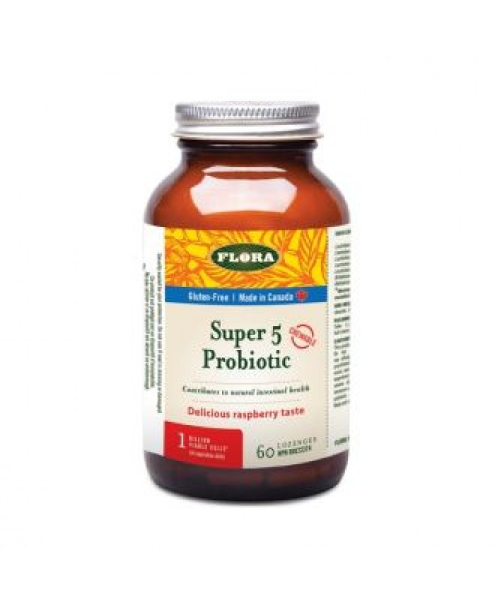 Flora Super 5 Probiotic 60 παστίλιες